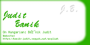 judit banik business card